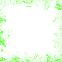 Green Frost Blotch Border Frame png