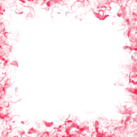 Red Frost Blotch Border Frame png