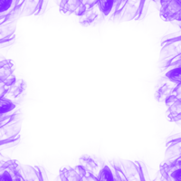 Abstract Purple Smoke Frame png