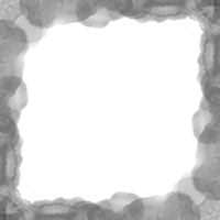 astratto nero inchiostro telaio png