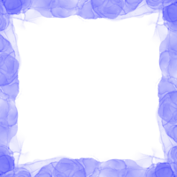 abstract blauw inkt kader png