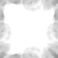 Abstract Black Ink Frame png