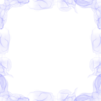 Abstract Blue Ink Frame png
