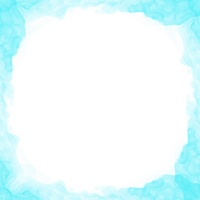 abstrait cyan encre Cadre png