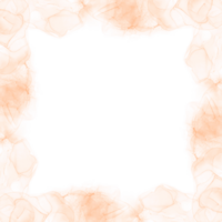 abstract oranje inkt kader png