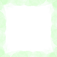 Abstract Green Ink Frame png