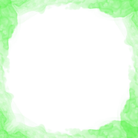 Abstract Green Ink Frame png