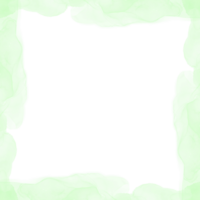 abstrait vert encre Cadre png