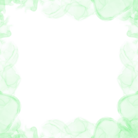 astratto verde inchiostro telaio png