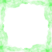 Abstract Green Ink Frame png