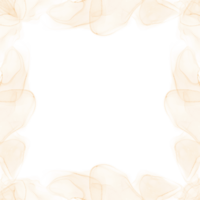 abstrakt orange bläck ram png