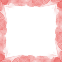 Abstract Red Ink Frame png