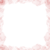 abstrait rouge encre Cadre png