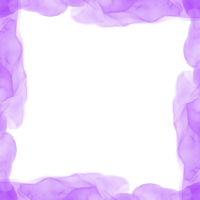 abstrait violet encre Cadre png