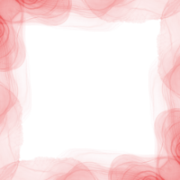 astratto rosso inchiostro telaio png