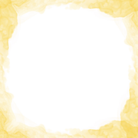 Abstract Yellow Ink Frame png