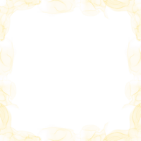 astratto giallo inchiostro telaio png