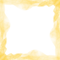 astratto giallo inchiostro telaio png