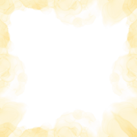 astratto giallo inchiostro telaio png