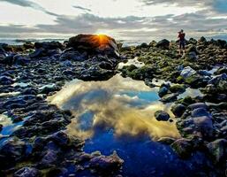 Scenic coastal view photo