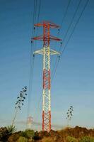 Electrical power pylons photo