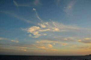 Blue sky and clouds photo