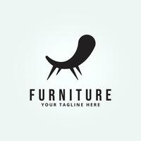 furniture logo icon design vector illustration template