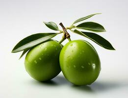 AI Generated Isolated Olive photo with background