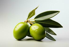 AI Generated Isolated Olive photo with background