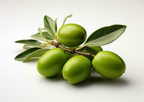 AI Generated Isolated Olive photo with background