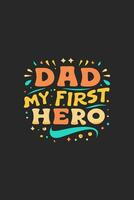 vector fathers day t shirt design