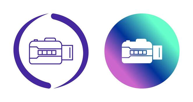 Unique Open Camera Vector Icon