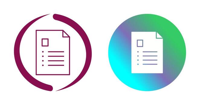 Unique Analytics Vector Icon