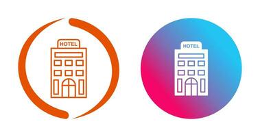 icono de vector de hotel