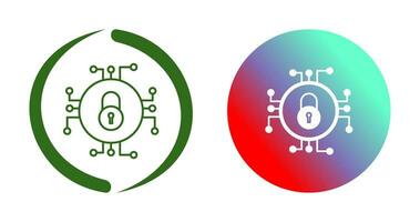 Unique Data Security Vector Icon