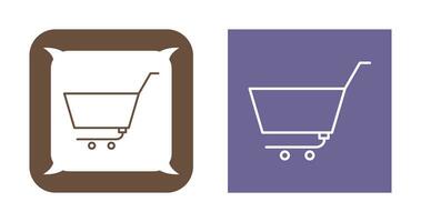 Unique Empty Cart Vector Icon