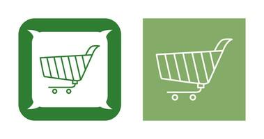 Unique Shopping Cart Vector Icon