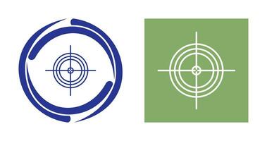 Unique Target Vector Icon