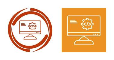 icono de vector de optimización de código único