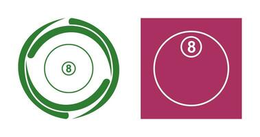 Unique Eight Ball Vector Icon