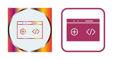 Unique Clean Code Vector Icon