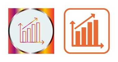 Rising Statistics Vector Icon