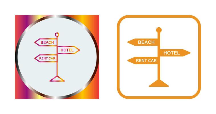Signboard Vector Icon