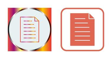 Unique Document Vector Icon