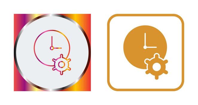 Unique Time Optimization Vector Icon