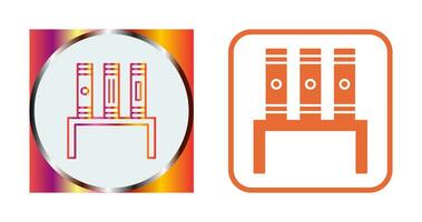 Unique Bookstand Vector Icon