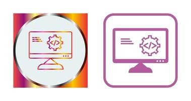 Unique Code Optimization Vector Icon