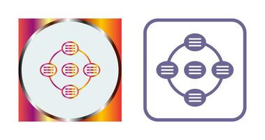 icono de vector de consulta de estrategia única