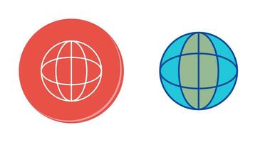 Unique Globe Vector Icon