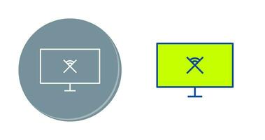 Unique Disconnected Network Vector Icon